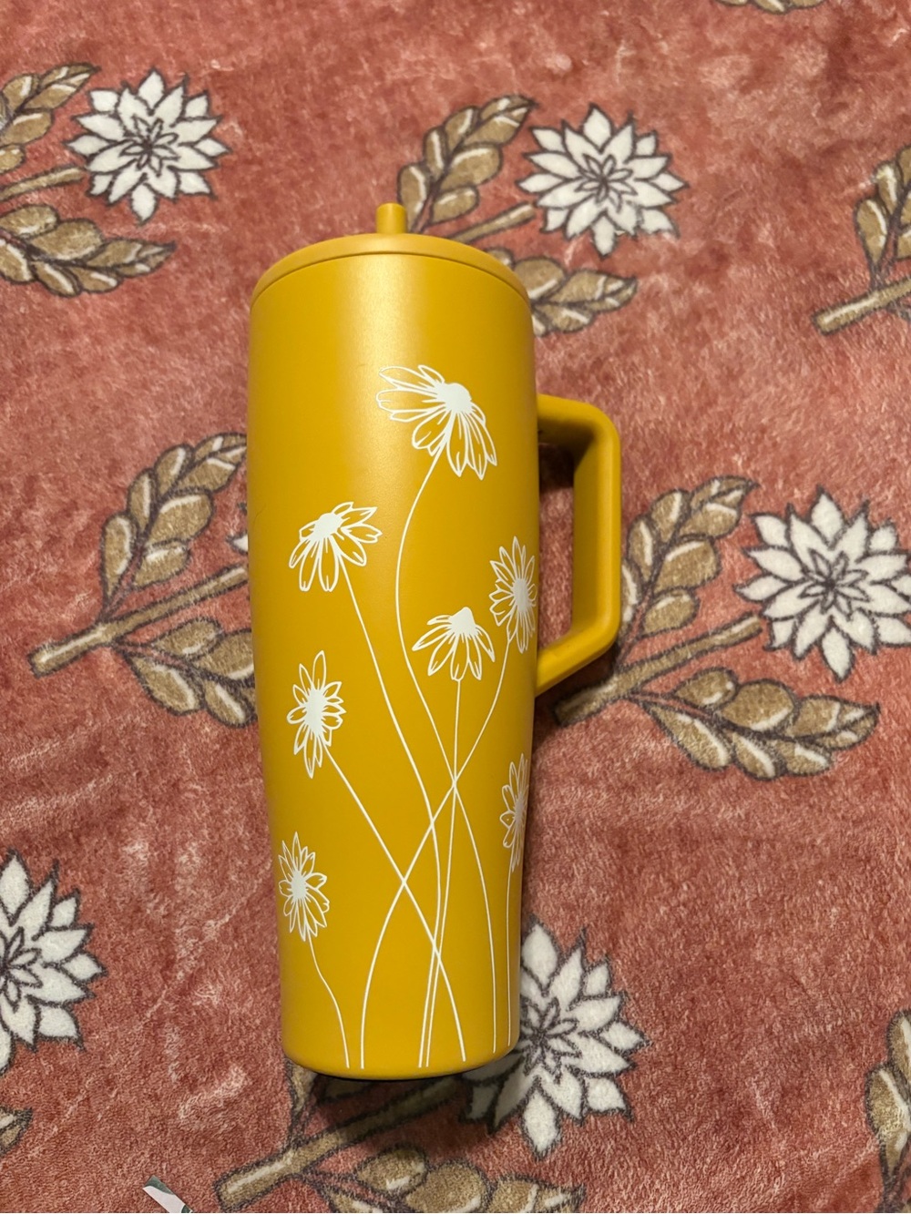 Brumate SunDaisy Yellow Floral Travel Mug 40 oz Era - Picture 3 of 10